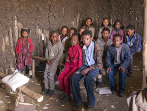 Recently built classroom